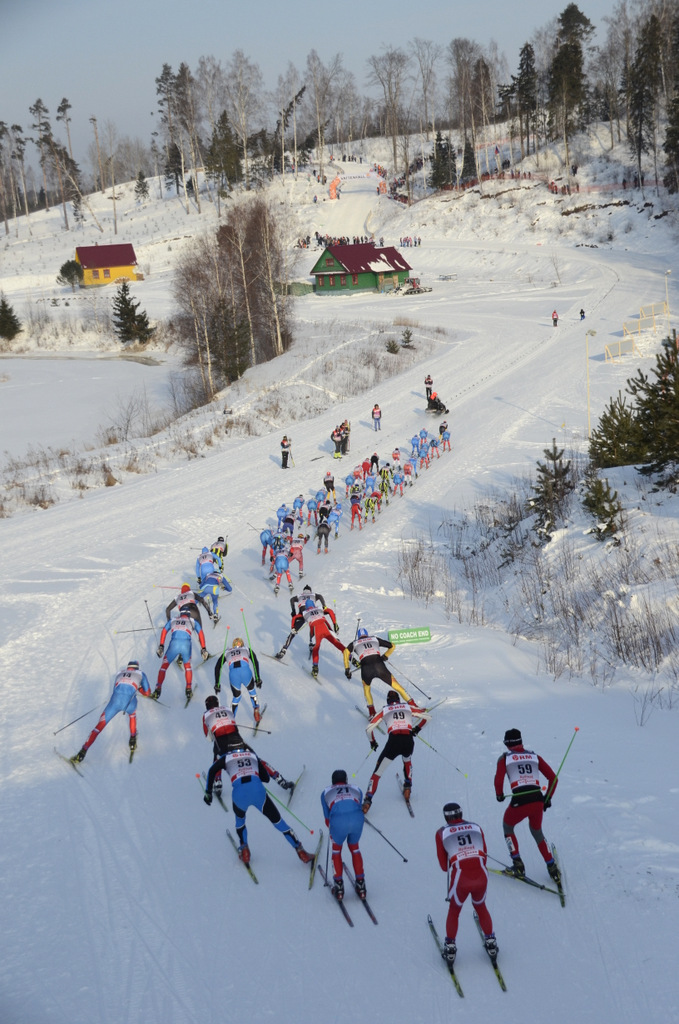 Выкат к 15 и 40 км 4.02.2012 г., фото с Кубка Мира.